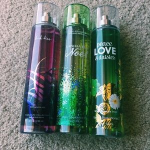 bath and body works full size body sprays